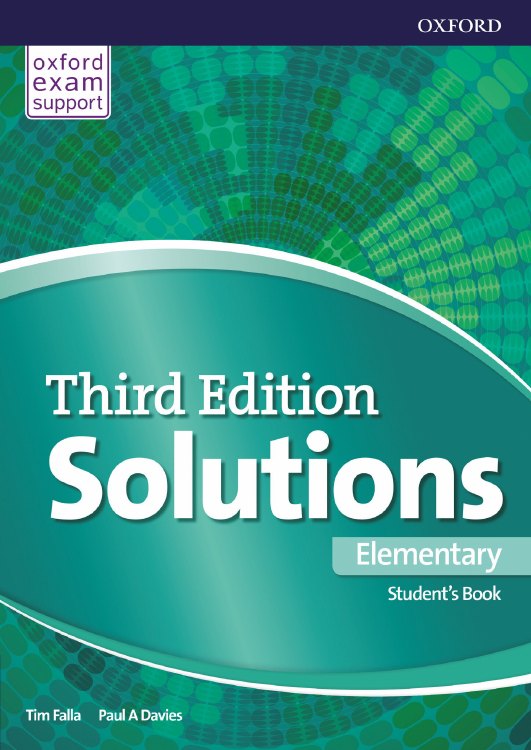 Solutions Third Edition Elementary 学生书封面,版权归原权利人