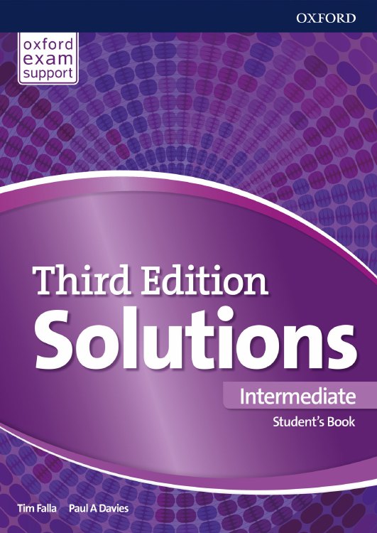 Solutions Third Edition Intermediate 学生书封面,版权归原权利人