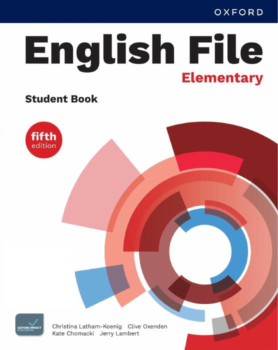 English File 第五版 Elementary 学生书封面,版权归原权利人